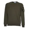 Stone Island Sweatshirt With Pocket In Green