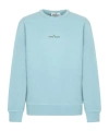 Stone Island Kids' Front And Back Print Sweatshirt In Blue