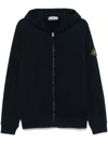 Stone Island Compass-badge Hoodie In Blue