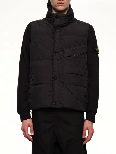 Stone Island G10000 Gilet Vest In Black