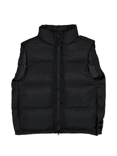 Stone Island G100004 Matt Ripstop Cordura® Advanced Fabrics Vest In Black
