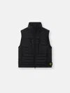 Stone Island Down Vest With Seamless Feather Tunnels And Anti-drop