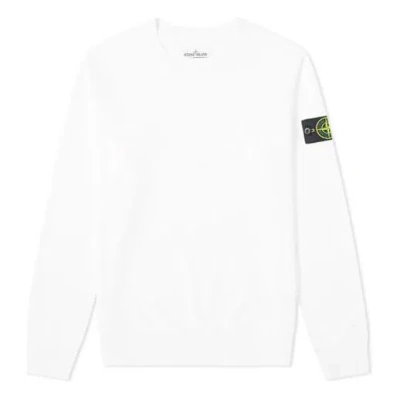 Stone Island Garment Dyed Crew Neck Sweatshirt 'white'