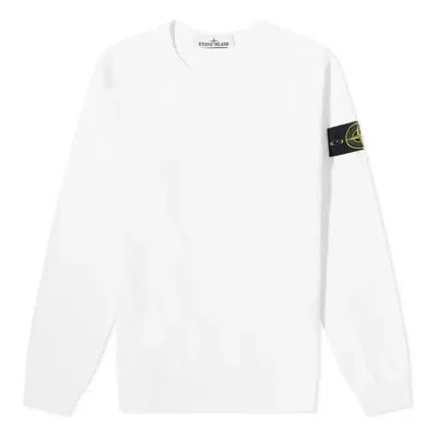 Stone Island Garment Dyed Crew Sweatshirt 'white'