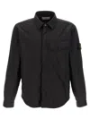 Stone Island Garment Dyed Crinkle Reps Ny Puffer Jackets Black In Black