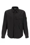 Stone Island Garment Dyed Crinkle Reps Ny Puffer Jackets Black In Black