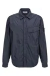 Stone Island Garment Dyed Crinkle Reps Ny Puffer Jackets Blue In Blue