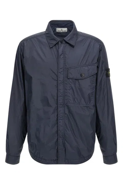 STONE ISLAND 'GARMENT DYED CRINKLE REPS NY' JACKET
