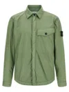 Stone Island Garment Dyed Crinkle Reps Ny Puffer Jackets Green In Green