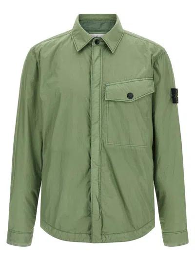 STONE ISLAND GARMENT DYED CRINKLE REPS NY JACKET