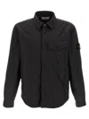 Stone Island Garment Dyed Crinkle Reps Ny Puffer Jackets Black In Black