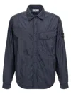 Stone Island Garment Dyed Crinkle Reps Ny Puffer Jackets Blue In Blue