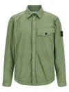 Stone Island Garment Dyed Crinkle Reps Ny Puffer Jackets Green In Green