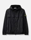 STONE ISLAND GARMENT DYED CRINKLE REPS R-NY HOODED JACKET