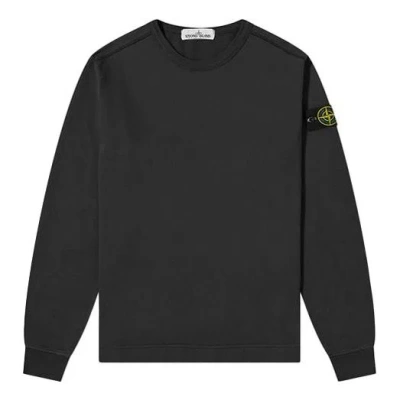 Stone Island Garment Dyed Lightweight Crew Sweatshirt 'black'