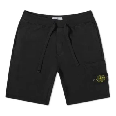 Stone Island Garment Dyed Sweat Shorts 'black'