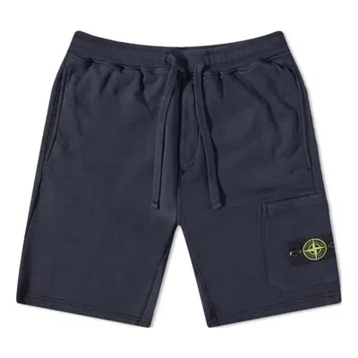 Stone Island Garment Dyed Sweat Shorts 'navy'
