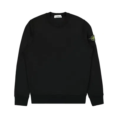Pre-owned Stone Island Garment Dyed Sweatshirt 'black'