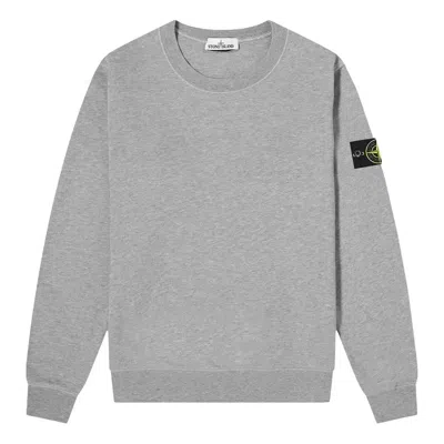 STONE ISLAND STONE ISLAND GARMENT DYED SWEATSHIRT 'MELANGE GREY'
