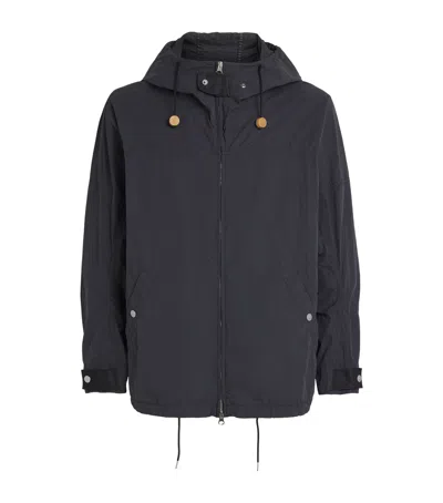 Stone Island Garment-dyed Nylon Tc Parka In Gray