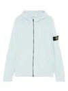 Stone Island 5100006 Gauzed Effect Soft Organic Cotton And Nylon In Blue