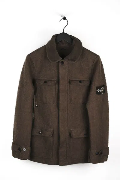 Pre-owned Stone Island Genuine  Men Jacket Buttons Pockets Size M In Multi