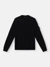 Stone Island Regular-fit Crewneck Sweatshirt With Rilbbed Inserts