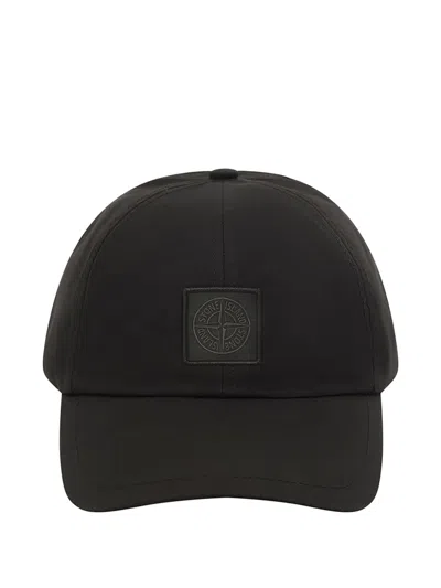Stone Island Ghost Baseball Cap In White