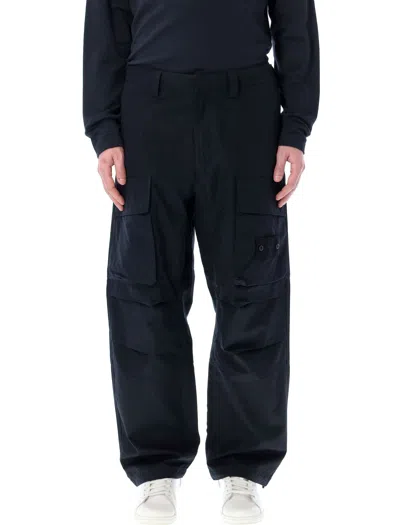 Stone Island Ghost Cargo Pants In Navy Blue