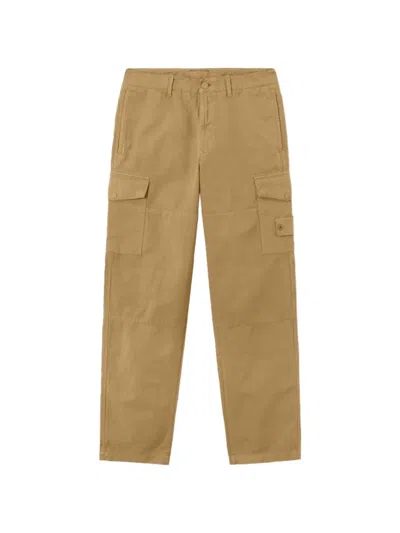 Stone Island Ghost Cargo Trousers In Brown