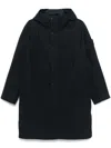 Stone Island Ghost Coat In Black