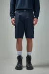 Stone Island Ghost Compass Badge Cargo Shorts In Blue