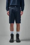 Stone Island Ghost Compass Badge Cargo Shorts In Blue