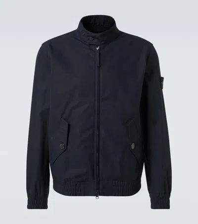 Stone Island Bomberjacke Ghost Compass Aus Baumwolle In Blau