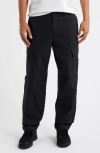 Stone Island Ghost Cotton Cargo Pants In Black