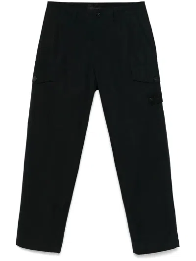 STONE ISLAND STONE ISLAND GHOST COTTON CARGO TROUSERS CLOTHING