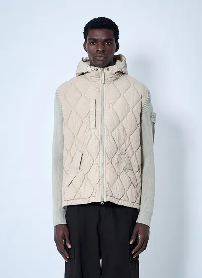 Stone Island Ghost Jacket In Beige
