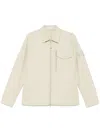 Stone Island Ghost Organic-cotton Jacket In Neutrals