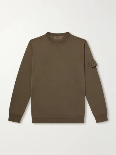 Stone Island Ghost Light Pure Rws Wool Sweater In Green