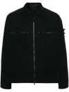 Stone Island Ghost Organic-cotton Jacket In Schwarz