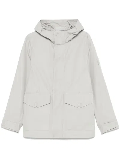Stone Island Ghost Parka Coat In Grey