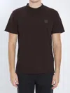 Stone Island Ghost Piece Cotton T-shirt In Brown