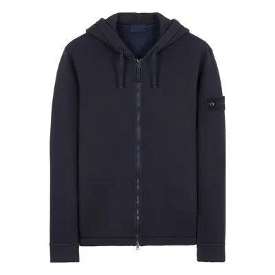 Stone Island Ghost Piece Hooded Full-zip Jacket 'black'