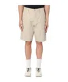Stone Island Bermuda Ghost Beige In Cotton In Nude