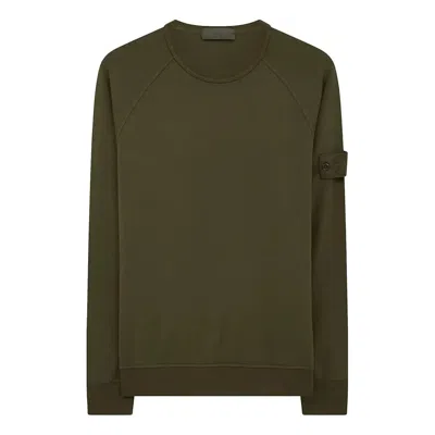 Stone Island Ghost Piece Sweatshirt 'military Green'