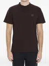 Stone Island Ghost Piece Cotton T-shirt In Brown