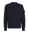 Stone Island Round Neck Jumper In Black