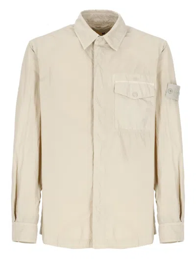 Stone Island Ghost Shirt In Neutral
