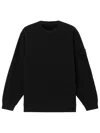 Stone Island Ghost Stretch Cotton Fleece Sweatshirt Clothing In Black