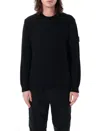 Stone Island Ghost Sweater In Black